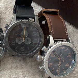 Nixon watch set, 51-30 chrono Simplify, 300M stainless steel, only 2 left,